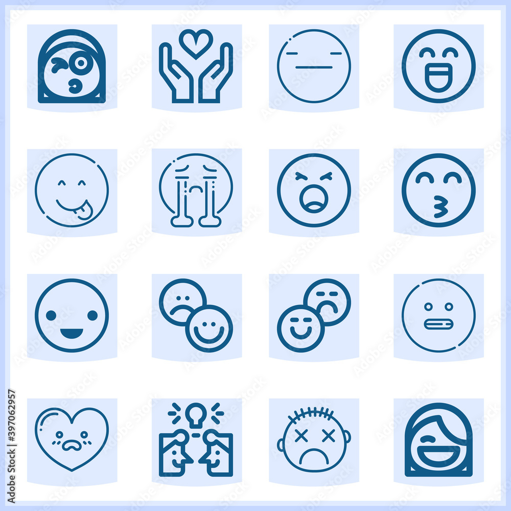 Affective related simple set. 16 lineal Affective related simple set. 16 lineal