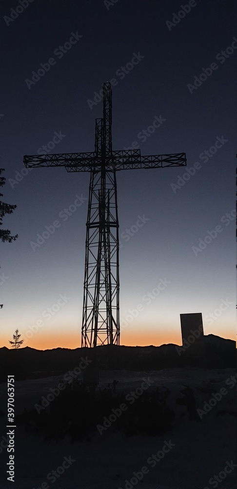 Fototapeta premium power station at sunset