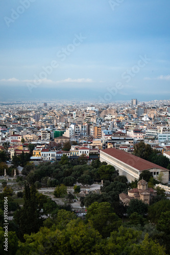 View of athens from acropolis