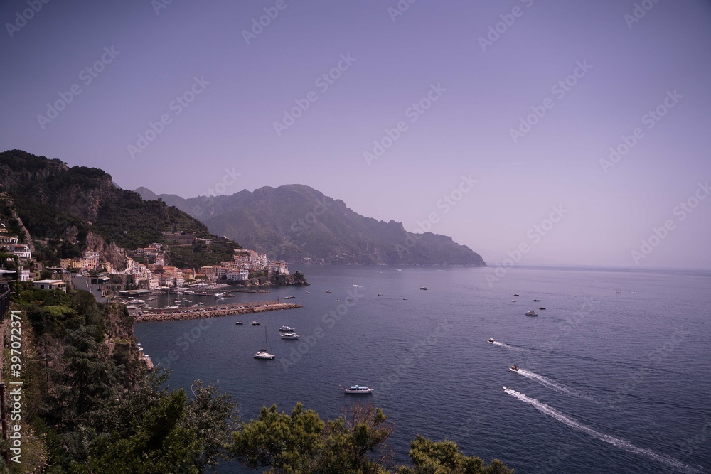 Amalfi view of bay