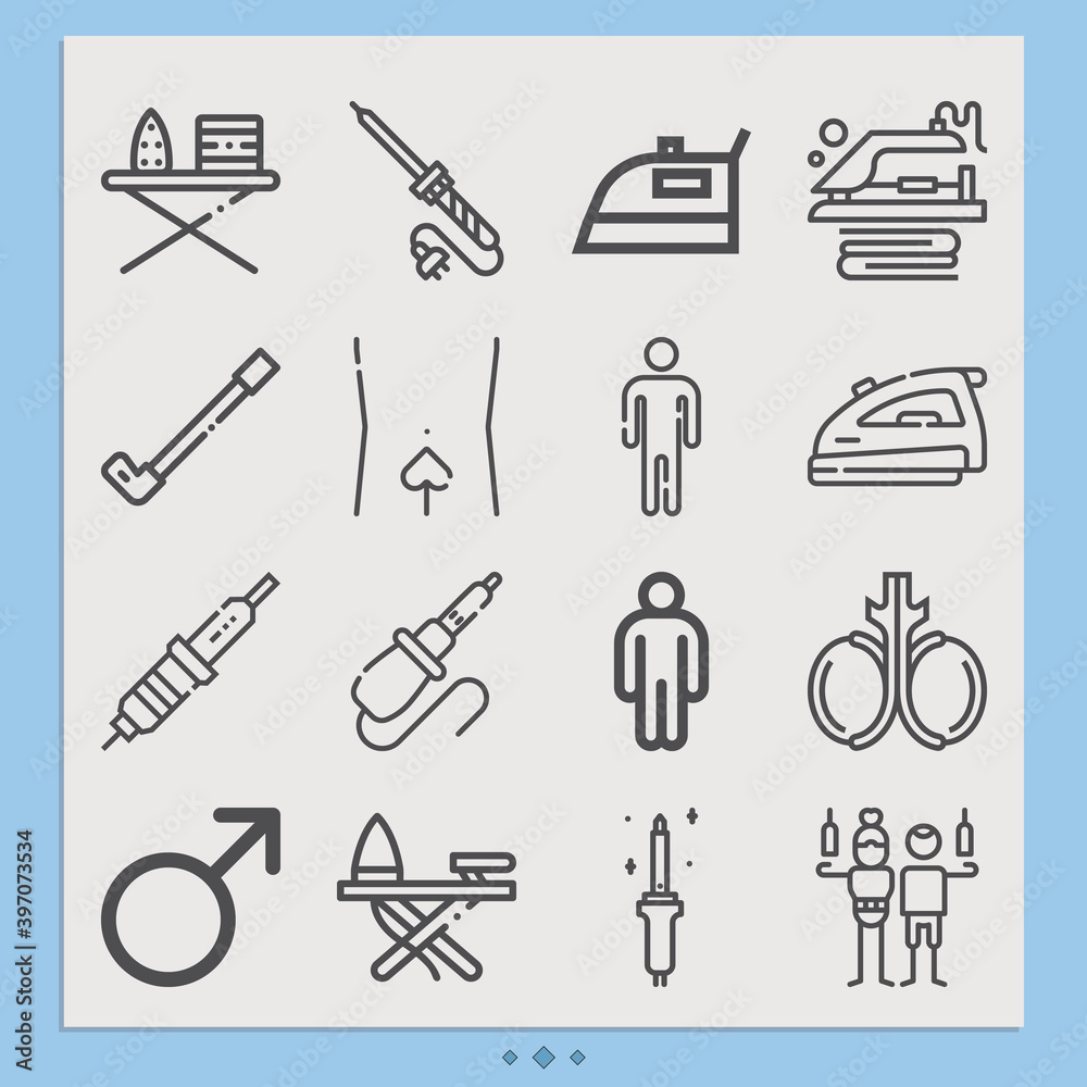 Simple set of fe related lineal icons. Simple set of fe related lineal icons.