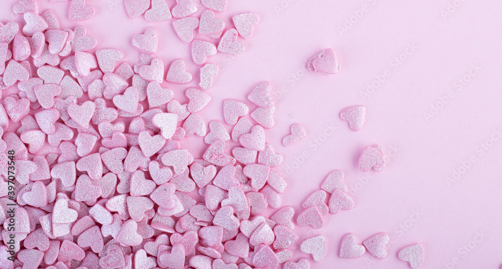 soft pink little hearts for Valentine's Day soft pink little hearts for Valentine's Day