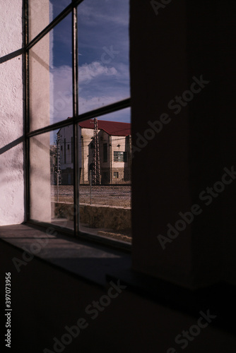 old factory window