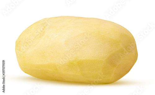 Peeled young potatoes