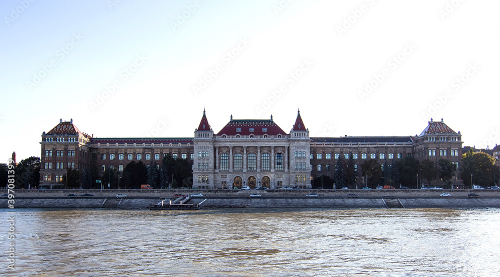 Technical university (Muszaki Egyetem) on the bank of Danube river in Budapest, capital of Hungary. It is the largest polytechnic institute in Hungary