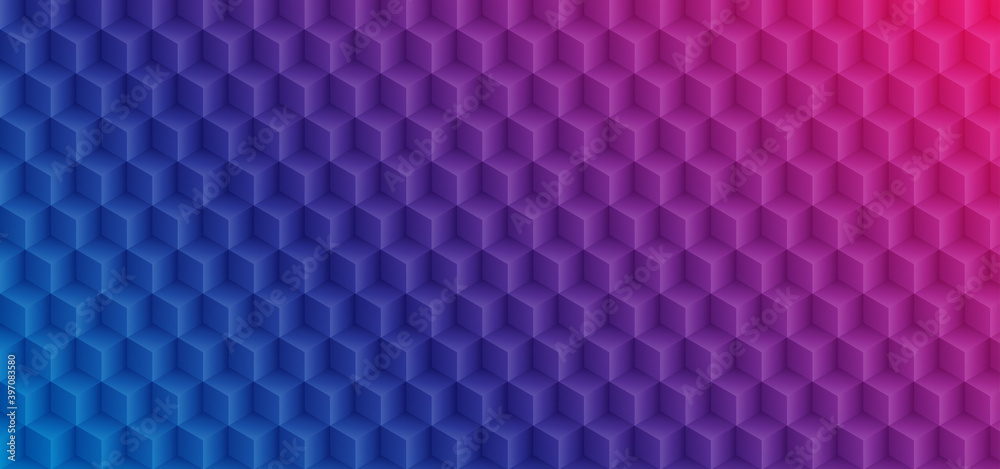 Abstract background with pattern 3D cube. Blue purple 3D texture with light. Cube seamless pattern, geometric background design, cube texture Abstract background with pattern 3D cube. Blue purple 3D texture with light. Cube seamless pattern, geometric background design, cube texture