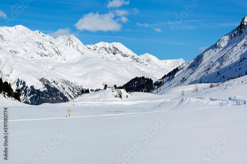 Mountain landscape in the Austrian Alps