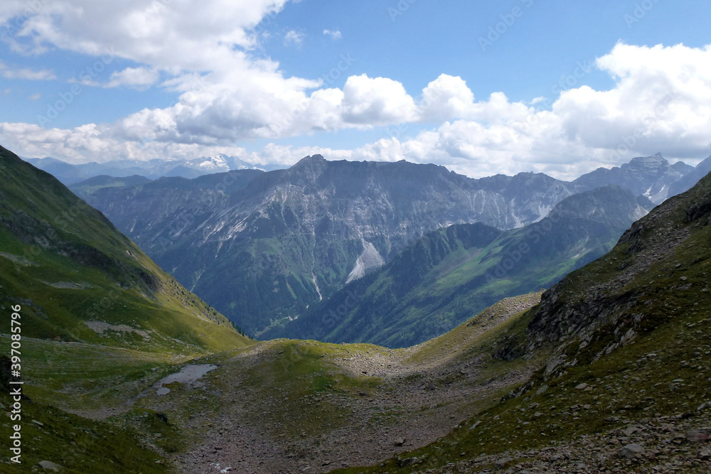 Stubai high-altitude hiking trail, lap 8 in Tyrol, Austria