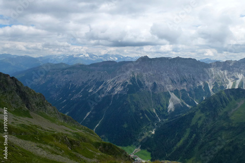 Stubai high-altitude hiking trail  lap 8 in Tyrol  Austria