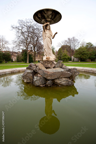 Photography Close up of fountain in Iveagh Gardens Dublin