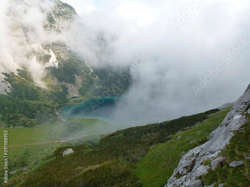 Seebensee lake at Tajakante, Tyrol, Austria in summertime © BirgitKorber