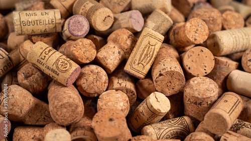 pile of corks