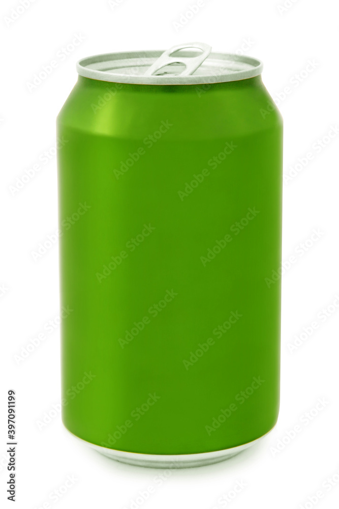Green aluminum Can Green aluminum Can