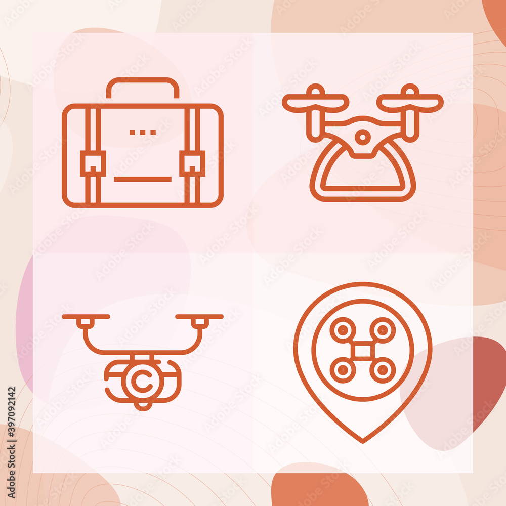 Simple set of thanks related lineal icons Simple set of thanks related lineal icons