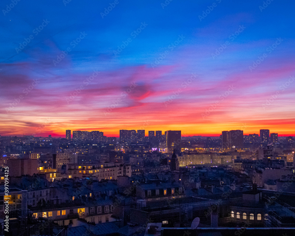 Fototapeta premium Paris magic capital in France