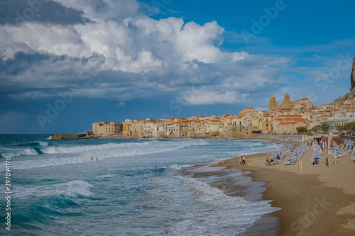 Cefalu, medieval village of Sicily island, Province of Palermo, Italy. Europe photo