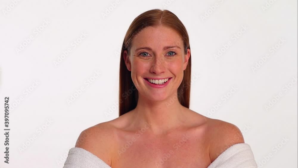 Portrait of smiling woman