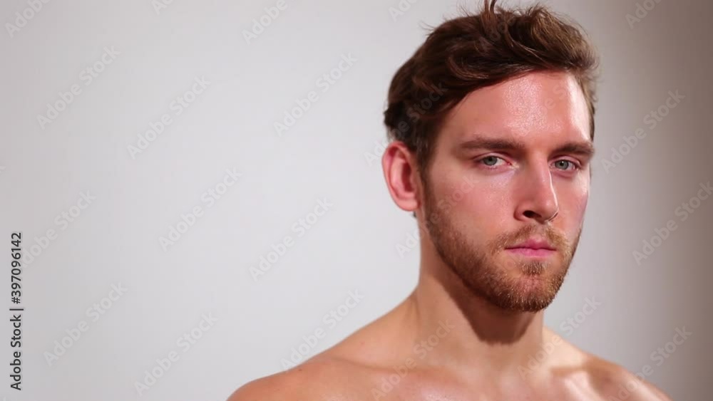 Serious man looking at camera Serious man looking at camera