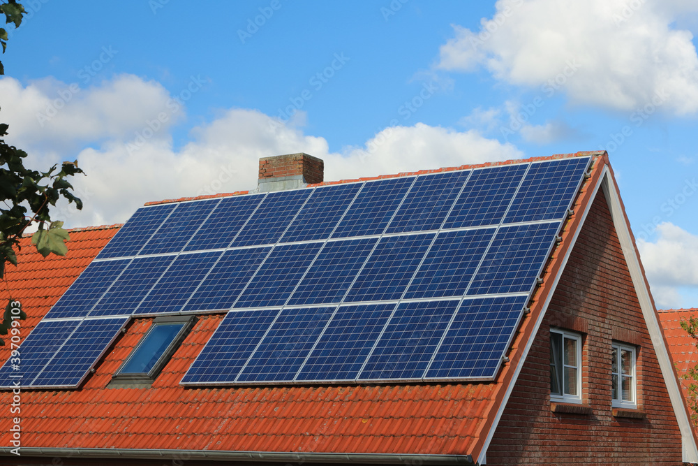 Solar Dach Einfamilienhaus