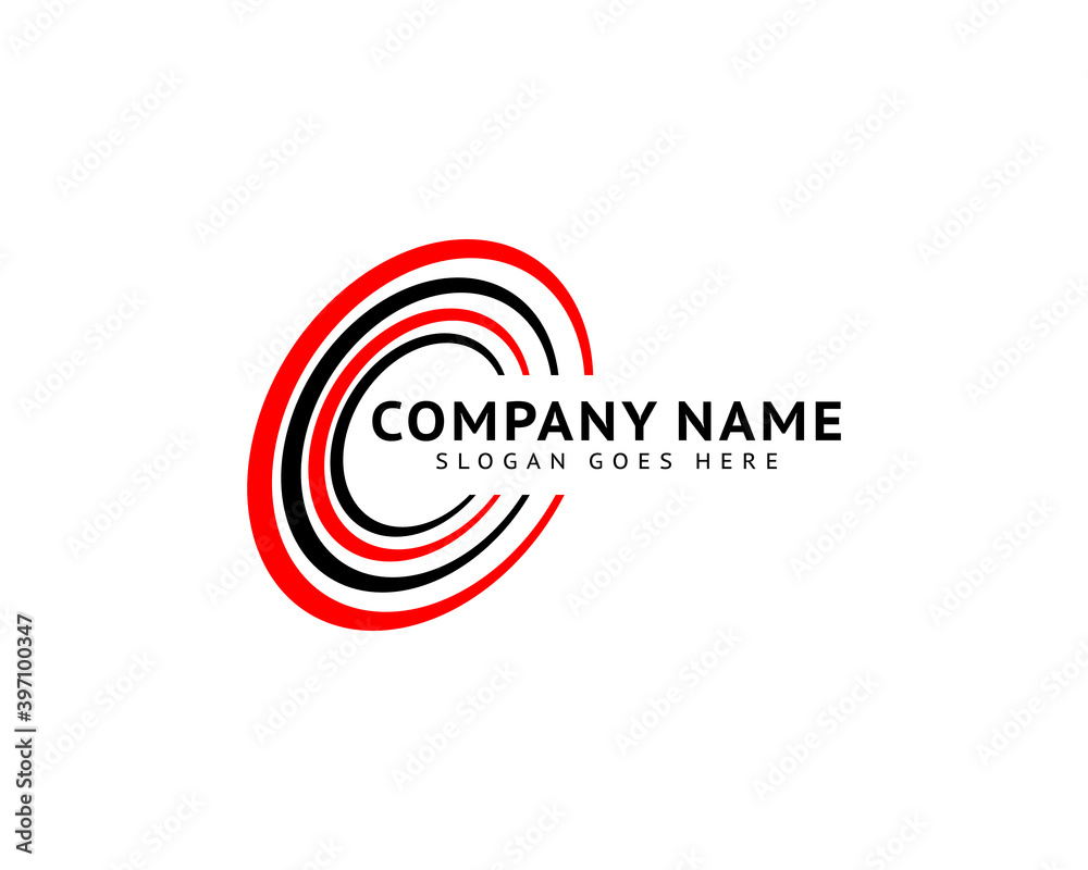 Initial Letter C Logo Template Design