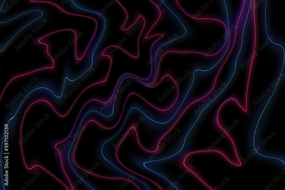 Obraz premium Neon glow retro and aesthetic
