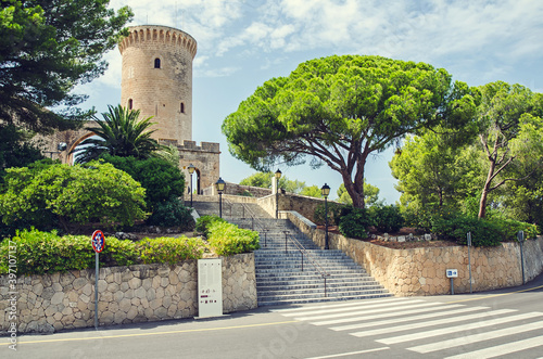 Bellver castle in Palma de Mallorca, Spain photo