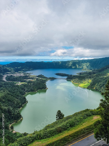 nature landscape on the island of São Miguel photo