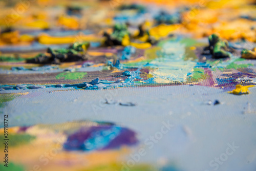 paint Venice abstract canvas