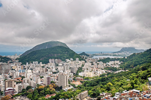 Nice view on Rio de Janeiro from the mountain
