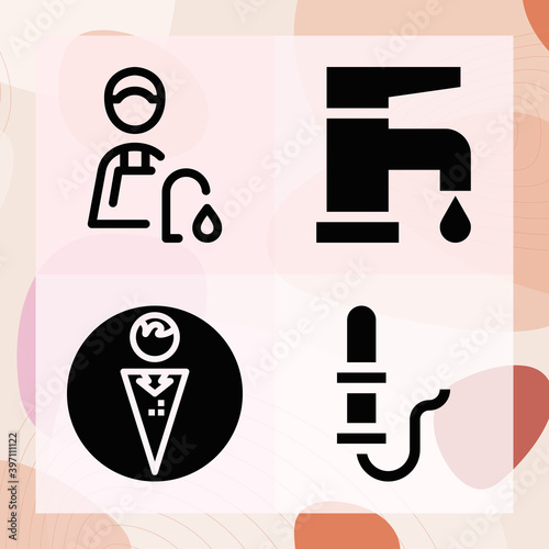 Simple set of rust related filled icons