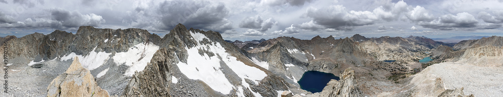 Echo Peak Summit Panorama