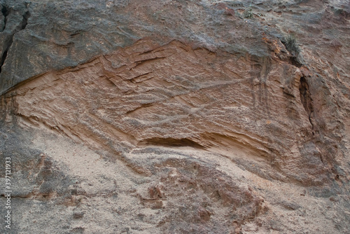 sand mountain. sand quarry, sand mining