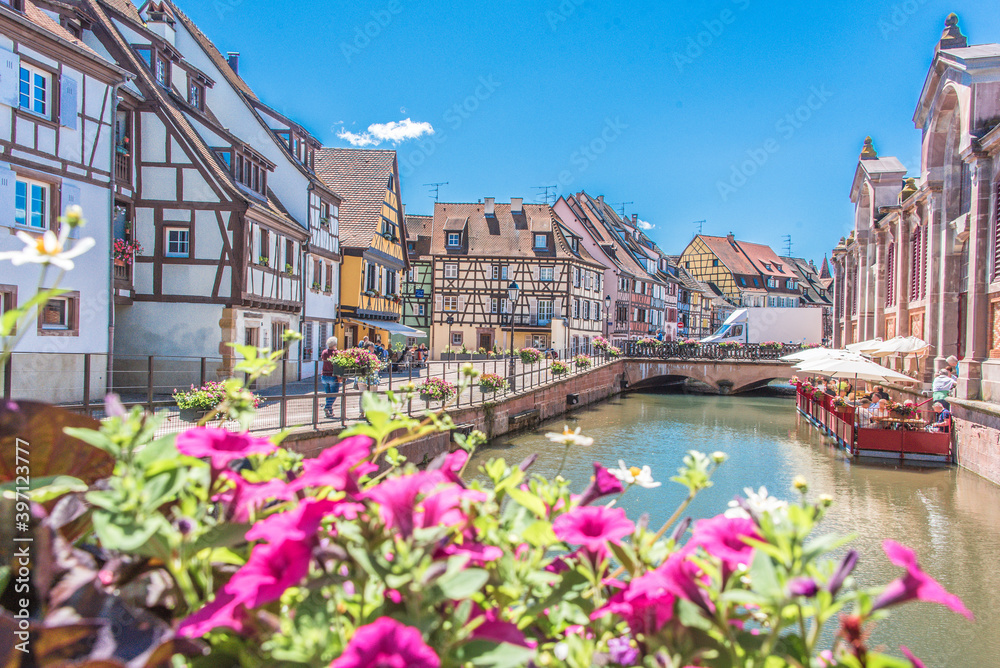 Petite Venise de Colmar, Quai de la Poissonnerie, Alsace, France