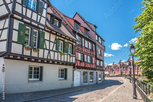 Petite Venise de Colmar, Quai de la Poissonnerie, Alsace, France © Pictarena