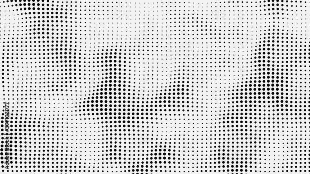 Abstract halftone motion background. Moving dots seamless loop Abstract halftone motion background. Moving dots seamless loop