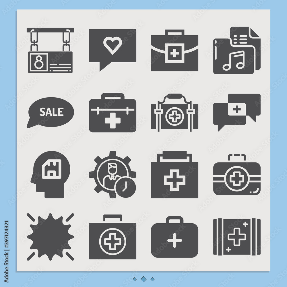 Simple set of module related filled icons. Simple set of module related filled icons.