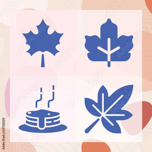 Simple set of someday related filled icons