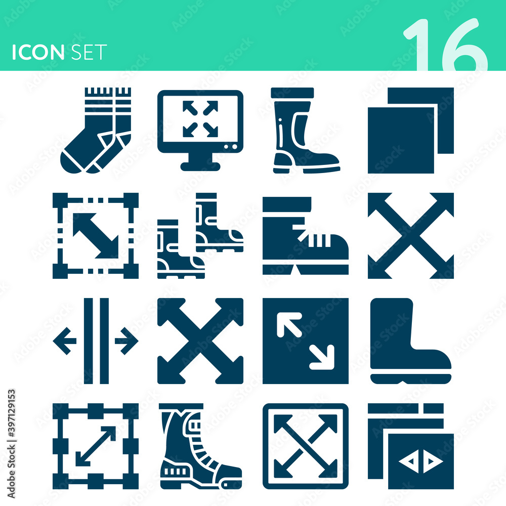 Simple set of 16 icons related to revive Simple set of 16 icons related to revive
