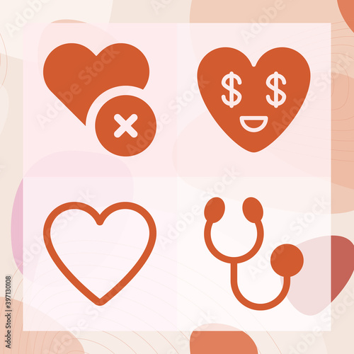 Simple set of intuition related filled icons