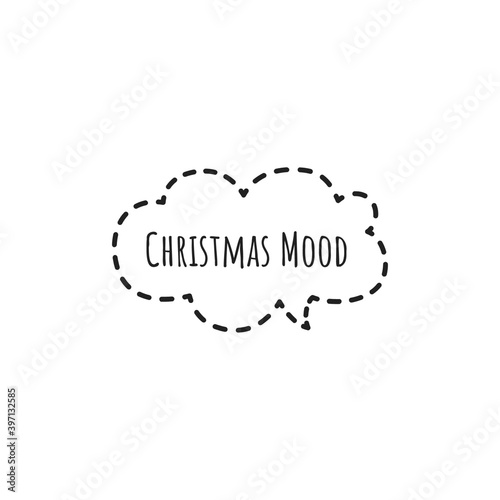 ''Christmas mood'' Lettering