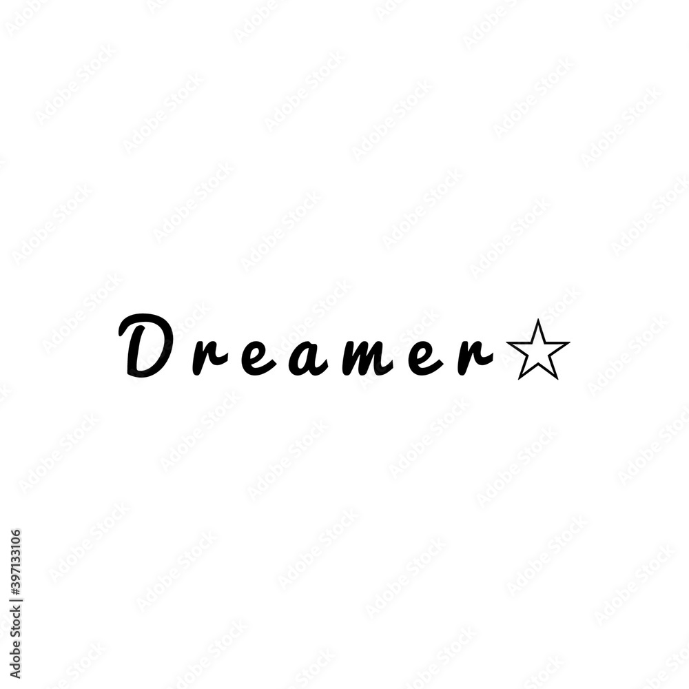 ''Dreamer'' Lettering