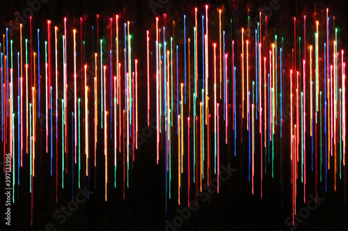 Beautiful Colorful Distorted Christmas Lights