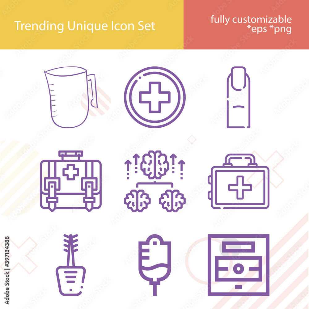 Simple set of hospital related lineal icons. Simple set of hospital related lineal icons.
