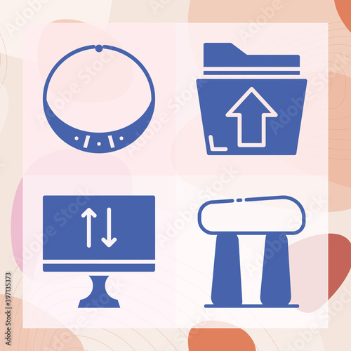 Simple set of nor related filled icons