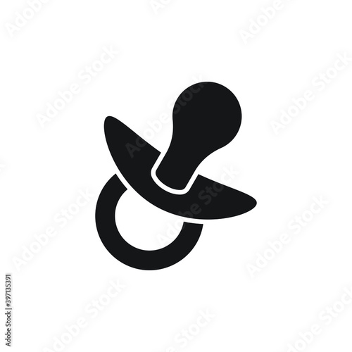 Baby pacifier icon design. vector illustration