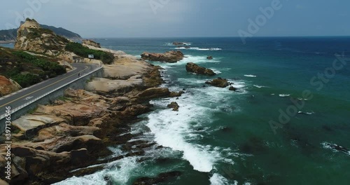 Wednesday, August 2, 2017, Yehliu Coastal scenery, New Taipei City, Taiwan.
