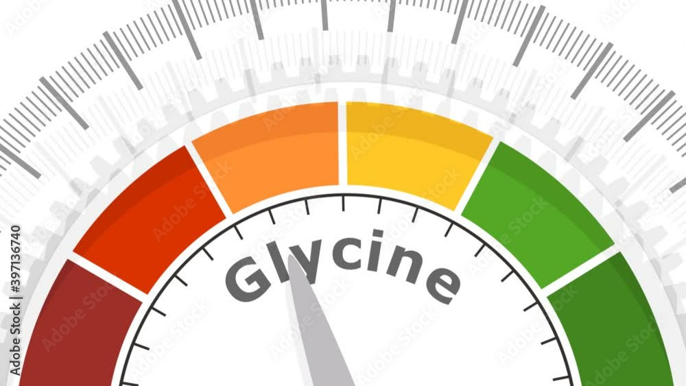 Scale with arrow. The Glycine measuring device. Sign tachometer, speedometer, indicator. Scale with arrow. The Glycine measuring device. Sign tachometer, speedometer, indicator.