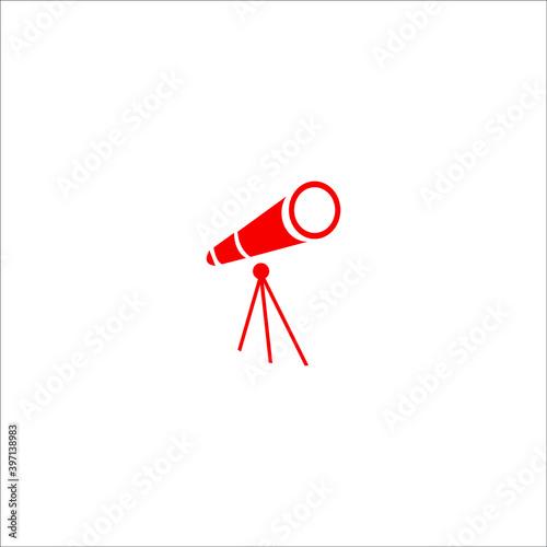 logo icon templet vector telescope