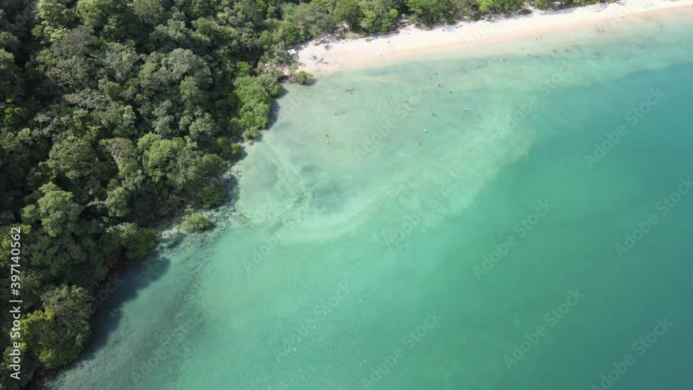 Tropical White Sand Beach at Nacascolo Beach, Costa Rica Tropical White Sand Beach at Nacascolo Beach, Costa Rica