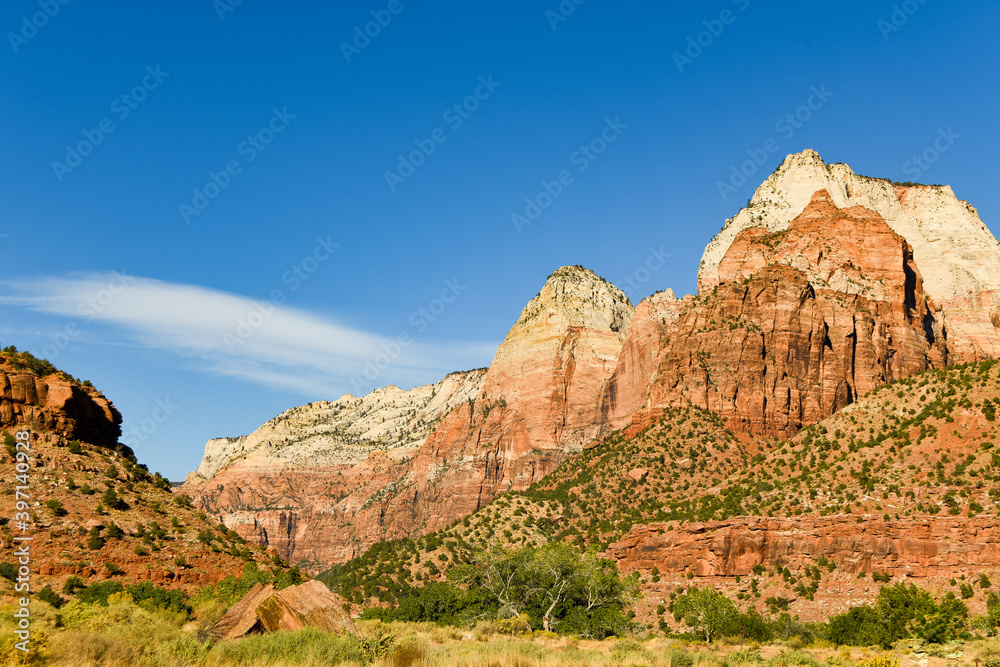 Late Afternoon Misty Clouds at Zion